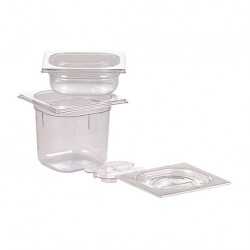 EGRM3376 GN 1/6 Transparent 1l 176x162x h.65mm