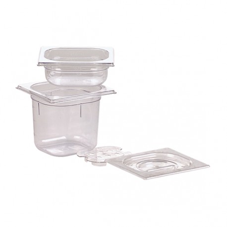 
                EGRM3379 GN 1/6 Transparent 1,6l 176x162x h.100mm
        