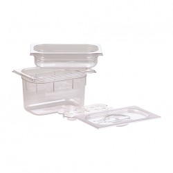 EGRM3395 GN 1/4 Transparent 1,6l 265x162x h.65mm