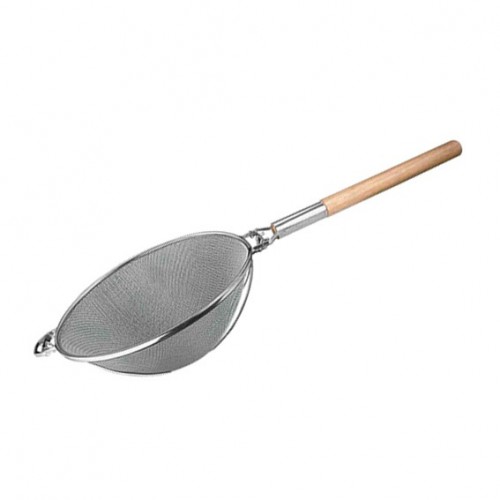  M37 Tamis inox renforcé manche en bois Ø350mm 