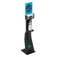 MD101NR Distributeur TOTEM Noir 1L 300×365×1415mm