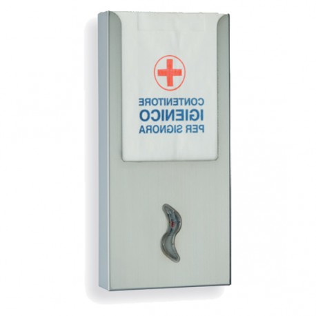 
                MD18 Distributeur de sachets hygiéniques BRINOX Inox L.130xP.40xH.280mm
        