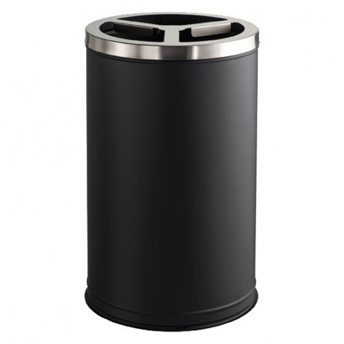  MD45 Station Noir/Inox 3x35L Ø440xH.750mm 