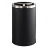 MD45 Station Noir/Inox 3x35L Ø440xH.750mm