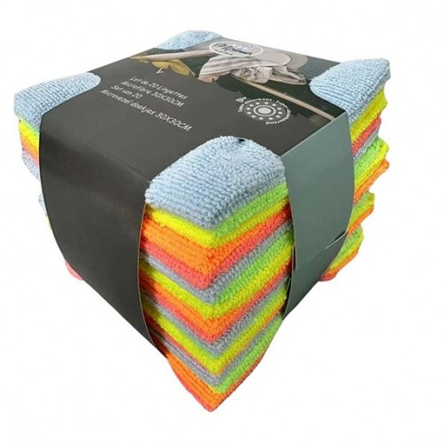  TSTC0512 Lavettes microfibres Assorti 