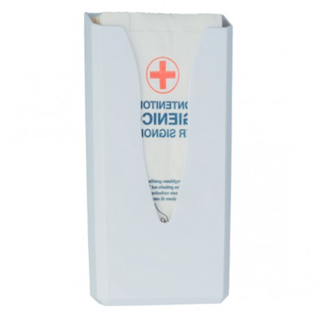 
                VP2 Distributeur de sachets hygiéniques BASICA Blanc L.134xP.54xH.290mm
        