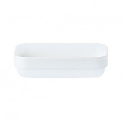 A244 Ravier rectangulaire Blanc 140x90mm