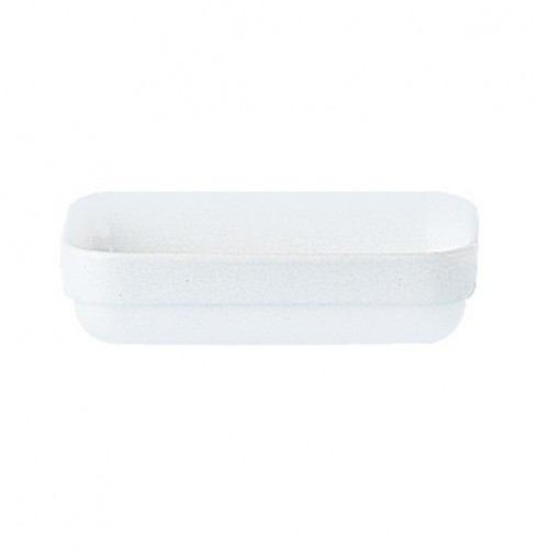  A244 Ravier rectangulaire Blanc 140x90mm 