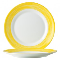 A290J Assiettes plates Jaune Ø190mm