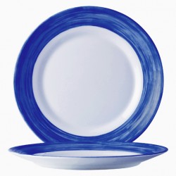 A293B Assiettes plates Bleu Ø230mm
