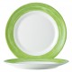 A293V Assiettes plates Vert Ø230mm