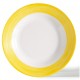 A296J Assiettes creuses Jaune Ø230mm