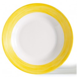 A296J Assiettes creuses Jaune Ø230mm