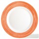 A296O Assiettes creuses Orange Ø230mm