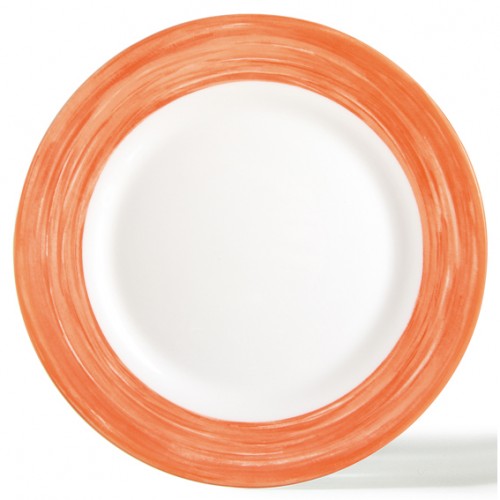  A296O Assiettes creuses Orange Ø230mm 