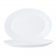 A43 Assiettes ovales Blanc 250mm