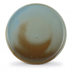 AT1061 Assiettes plates Brun/vert Ø285mm