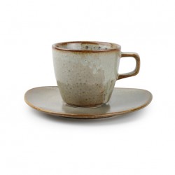 AT1066 Tasse et sous-tasse Beige 19cl Ø155x h.140mm