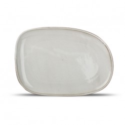 AT1160 Assiette plate rectangulaire Gris 330x230mm