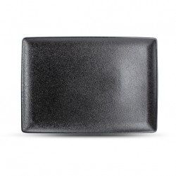 AT1178 Assiette rectangulaire Noir 280x200mm