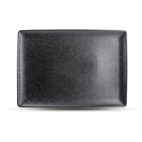  AT1178 Assiette rectangulaire Noir 280x200mm 
