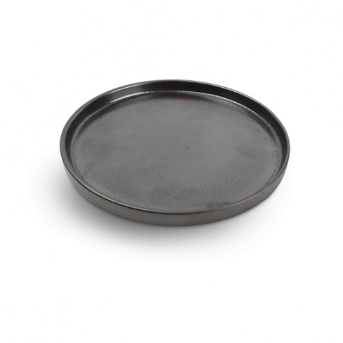  AT1271 Assiettes plates Noir Ø240xH.20mm 