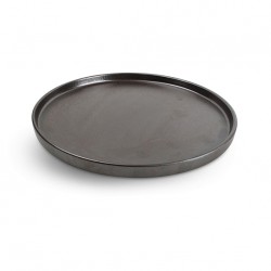 AT1272 Assiettes plates Noir Ø285xH.20mm