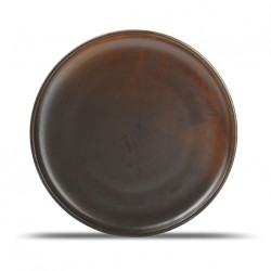 AT1318 Assiettes plates Brun/bleu Ø260mm