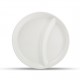 AT1352 Assiette à 2 compartiments Blanc Ø225mm