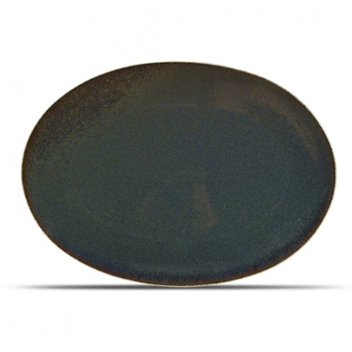  AT1371 Assiettes ovales Vert 360x255mm 