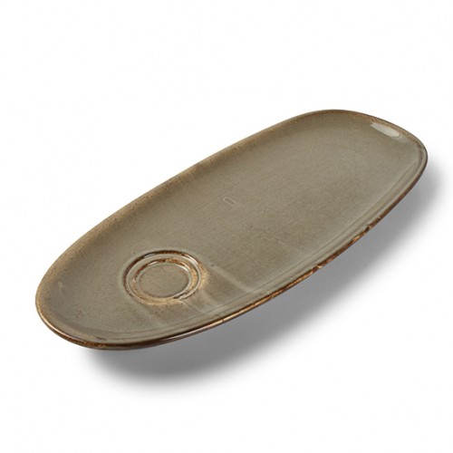  AT1535 Sous-tasse café gourmand Gris 340x140mm 