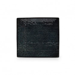 AT606801 Assiettes plates Bleu/noir 180x170mm