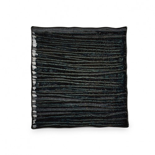  AT606802 Assiettes plates Bleu/noir 250x240mm 