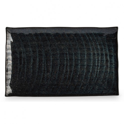  AT606803 Assiette rectangulaire Bleu/noir 300x180mm 