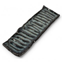 AT606805 Plats rectangulaire Bleu/noir 290x90mm
