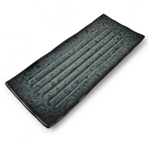  AT606807 Plats rectangulaire Bleu/noir 360x150mm 