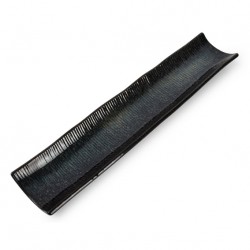 AT606808 Plats rectangulaire Bleu/noir 390x80mm