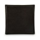 AT642025 Assiette carrée BLACK LINE Noir 205x205mm