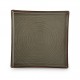 AT642225 Assiette carrée LINE GREY Gris 205x205mm