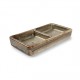 AT642411 Salière/Poivrier - Plateau Gris 120x60mm