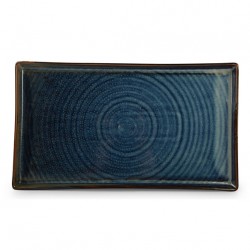 AT642426 Assiette rectagulaire BLUE LINE Bleu 300x170mm