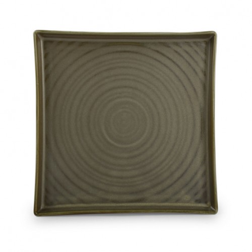  AT642637 Assiette carrée GREEN LINE Vert 205x205mm 