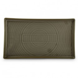 AT642638 Assiette rectangulaire GREEN LINE Vert 300x170mm