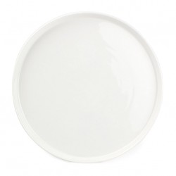 AT711102 Assiettes plates (bord haut) Blanc Ø265x h.20mm