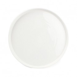 AT711114 Assiettes plates (bord haut) Blanc Ø225x h.20mm