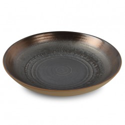 AT785355 Assiettes creuses Brun Ø250x h.55mm