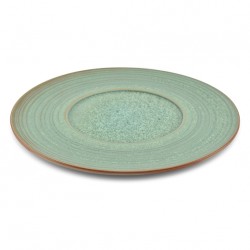 AT785391 Assiettes plates Beige/vert Ø300mm