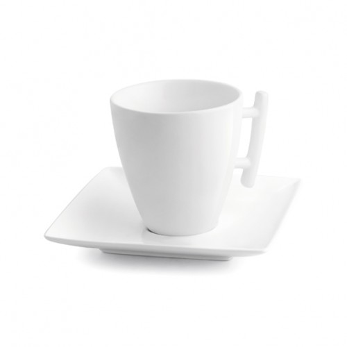  AT868 Tasse et sous-tasse Blanc 80ml 