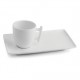 AT876 Tasse et soucoupe Blanc 200ml 200x120mm