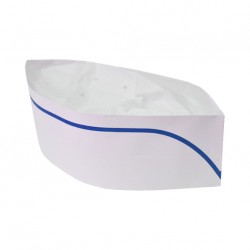 BU10 1000 Calots jetables Blanc/bleu